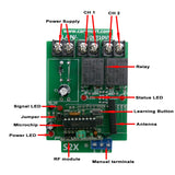 2 Channels DC Output Wireless Remote Receiver For One Control Many System (Model 0020720)