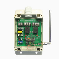 2 Way 500M AC 10A Power RF Radio Receiver With Self-locking, Momentary, Interlocking, Momentary + Self-locking Control Modes (Model 0020355)