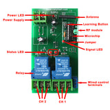 2KM Long Range 30A High Output RF Remote Control Kit With 2 Dry Contacts Relays (Model 0020339)