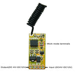 Normally Closed / Normally Open DC4~12V 1 CH Wireless Mini Receiver (Model 0020640)