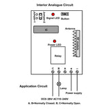 1 Way DC Power Output Wireless Receiver Receives and Demodulates RF Signals (Model 0020413)