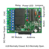 One-Control-Six 433MHz RF Wireless Relay Switch With 1 12 Channel Transmitter And 6 Receivers (Model 0020409)