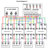 4 Channel Dry Relay Output Radio Receiver Control Four AC 380V Devices (Model 0020700)