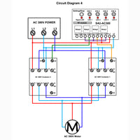 4 Channel Dry Relay Output Radio Receiver Control Four AC 380V Devices (Model 0020700)