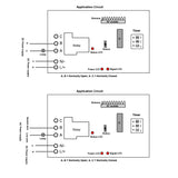 1 channel DC radio receiver modules with Waterproof 30A / High Power - Adjustable time delay +Antenna (Model 0020652)