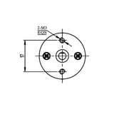 25mm 370 series 12V DC gear motor high torque