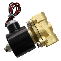 DC / AC Brass NC Electric Solenoid Valve For Gas or Liquid (Model 0022104)