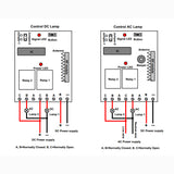 8 Buttons Transmitter To Control Four Receivers With Self-locking, Momentary, Interlocking, Momentary + Self-locking Modes Control (Model 0020534)