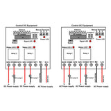 One-Control-Six 433MHz AC RF Wireless Relay Switch With 1 12 Channel Transmitter And 6 2CH Receivers (Model 0020356)