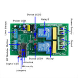 Waterproof AC Motor Remote Control Switch in Positive Reverse Rotation (Model 0020131)