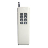 8 Buttons Transmitter To Control 2 AC Receivers With Normally Open Normally Closed Dry Contact (Model 0020404)