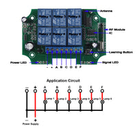 6 Channels DC Power Light / Signal Wireless Synchronization System (Model 0020076)