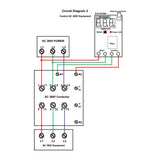 AC 75~400V Wireless Transmitter Receiver Kit Control AC 220V 380V Equipment (Model 0020069)
