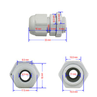 115mm x 90mm x 68mm Weatherproof Box / Waterproof Case With Waterproof Connector (Model 0020912)