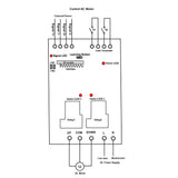 Waterproof AC Motor Remote Control Switch in Positive Reverse Rotation (Model 0020131)