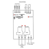 High Power Waterproof Case Remote Control Reversible AC Motor (Model 0020133)