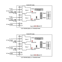 2000M Waterproof 2CH AC 100-240V Wireless Remote Control Kit With 0~99 hour Delay High Power (Model 0020665)