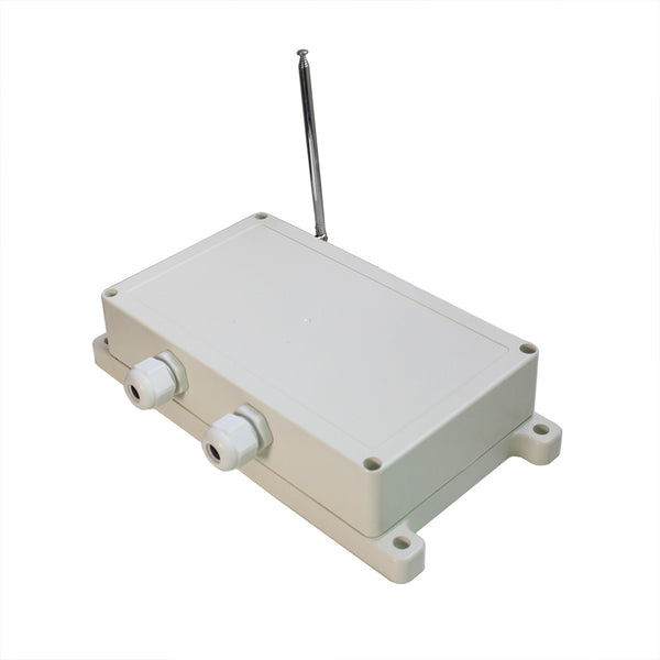 2 channel DC Automation radio frequency receiver waterproof with adjustable time delay+Antenna (Model 0020660)