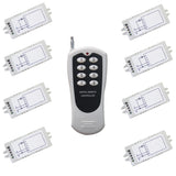 AC Wireless Remote Switch For One-Control-Eight Transmitter Receiver