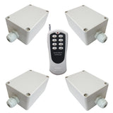 8 CH DC 6V/9V/12V/24V Intput Output One-Control-Four Radio RF System