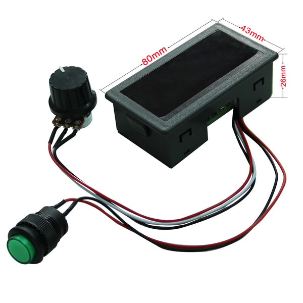 Digital Screen DC 6V~30V 6A Motor Speed Adjustment Switch Governor (Model 0044001)