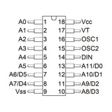 Remote Control Decoder IC: SC2272-M4 (Model 0040019)